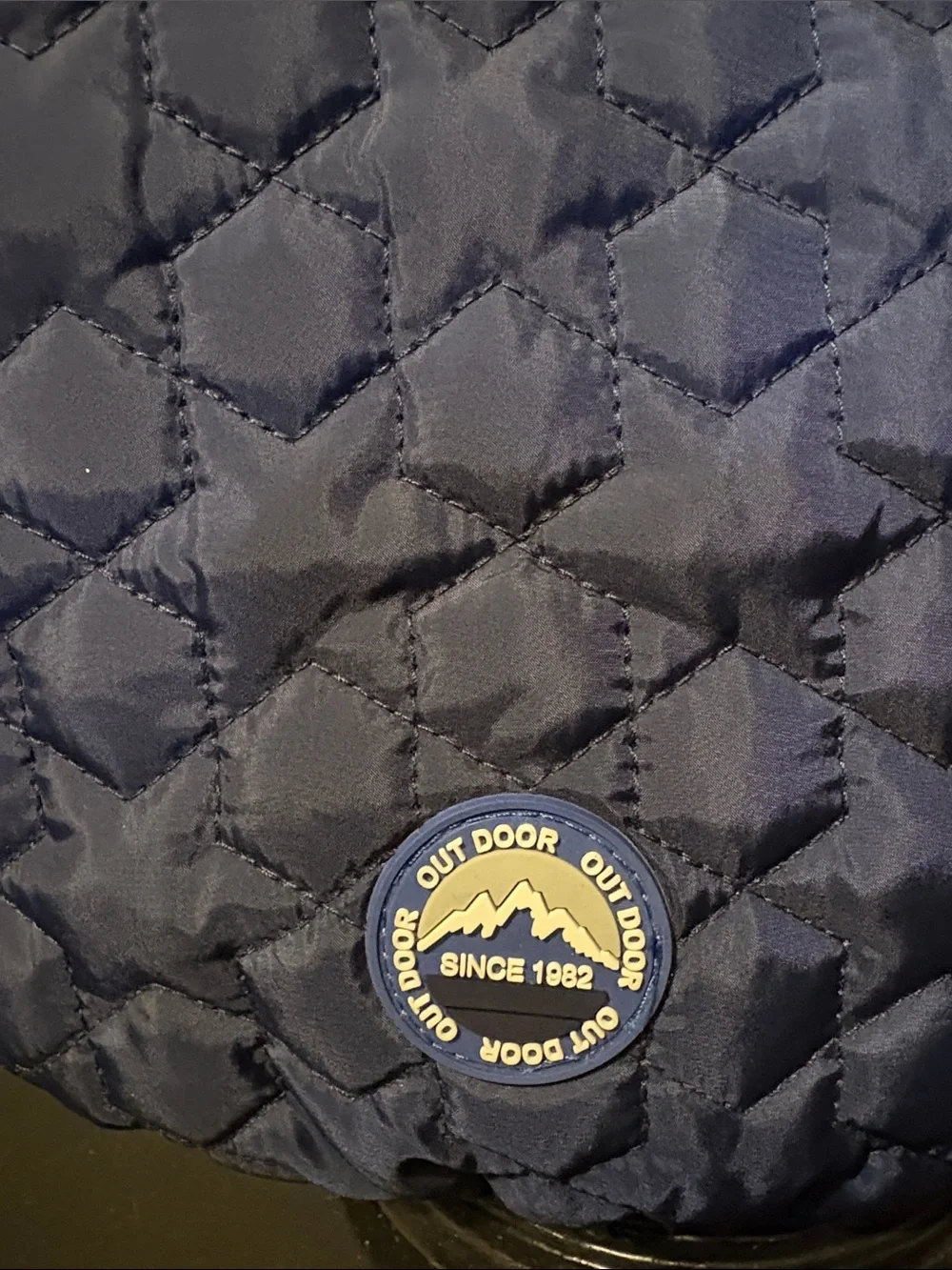 Navy Quilted Dog Vest - Insulated Pet Apparel M up to 27 lbs